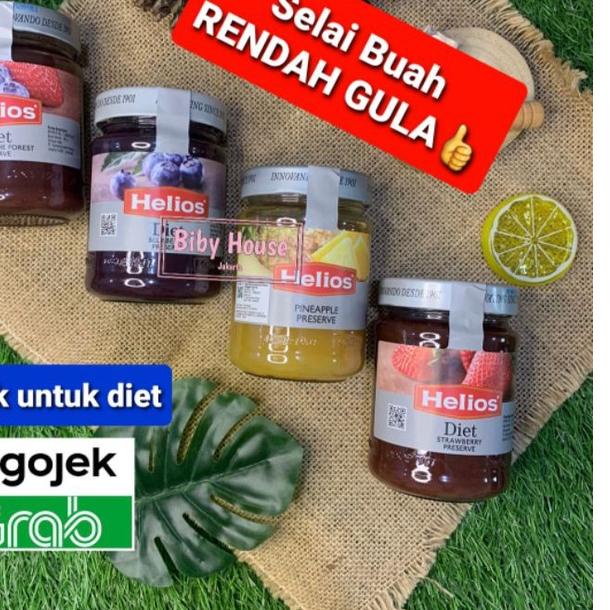 

Model Baru ✡ SELAI BUAH HELIOS DIET PRESERVE RENDAH GULA ORIGINAL HALAL 280 GR..