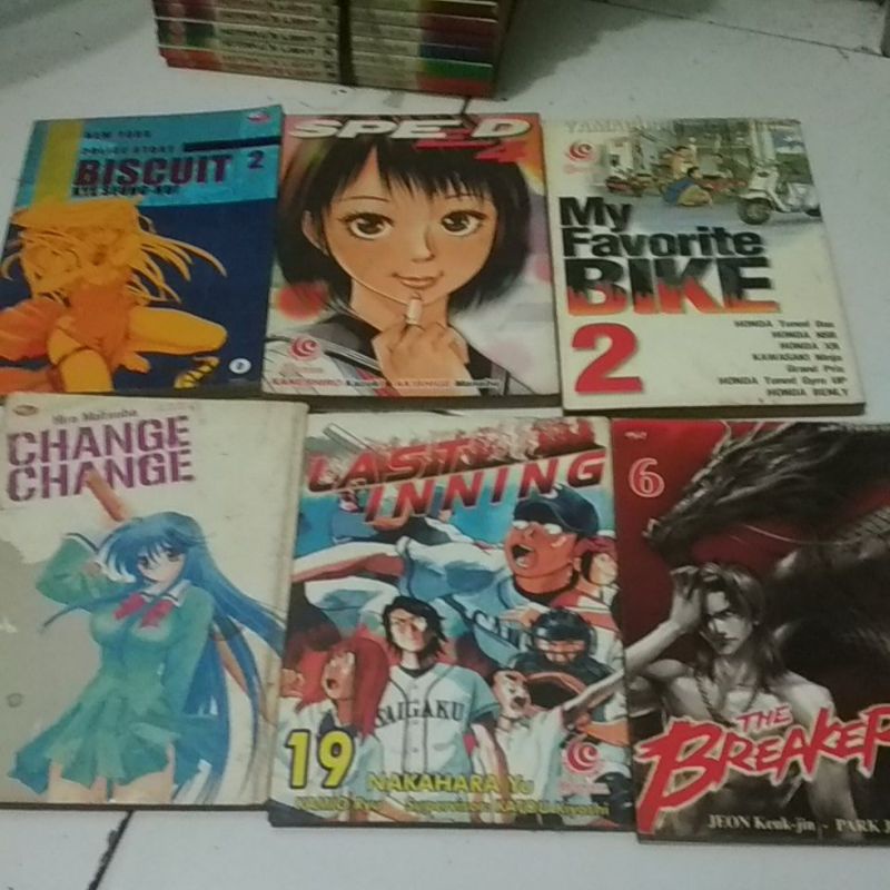 NOVEL SHATTER ME komik bekas judul ada di deskripsi  the breaker change change. Last inning. my favo