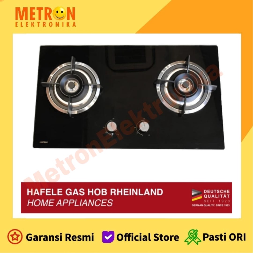 Hafele Built-in Gas Hob Rheinland Series - Kompor Gas Tanam