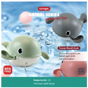 BABIESFIRST IQC02 ANGEL WHALE WATER TOYS Mainan Air Bayi Ikan Paus