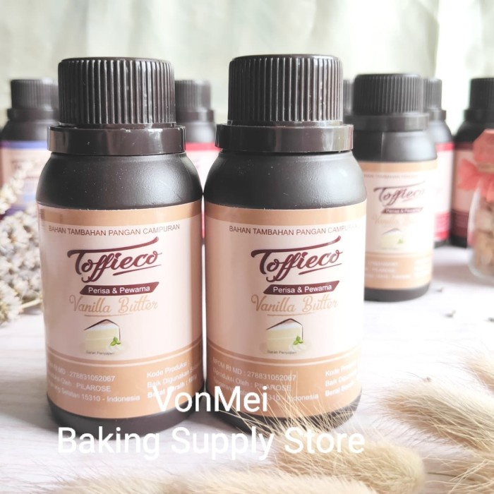 

TOFFIECO Vanilla Butter Paste Perisa Pasta Vanila Buter 100 gr Wangi