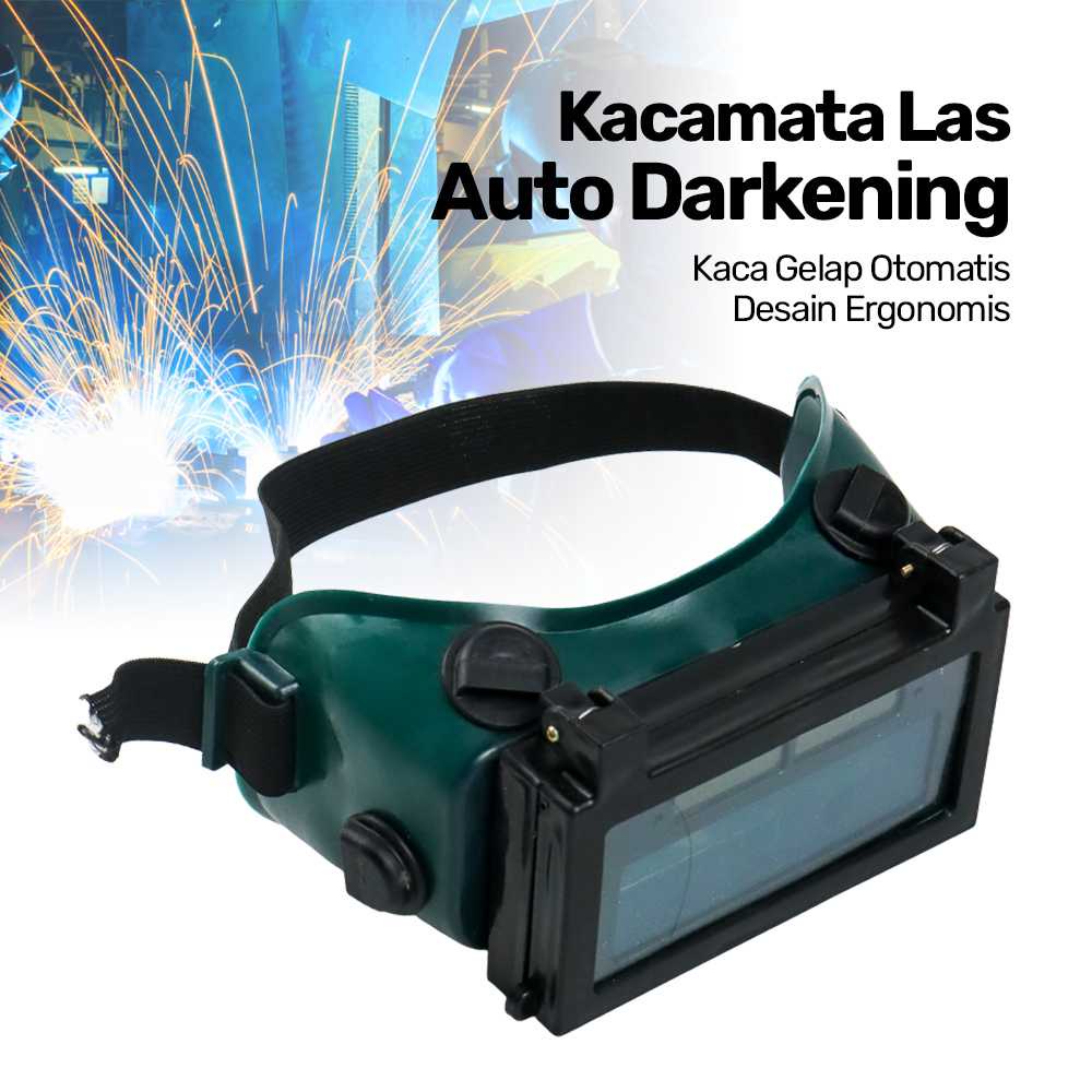 100% Ori TRUSOXIN Kacamata Las Otomatis Auto Darkening Soldering Googles - YZ01