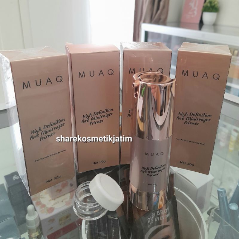 (Share in Jar) MUAQ HD High Definition Correcting  Mattifying Pore Minimizer Primer Share in Jar