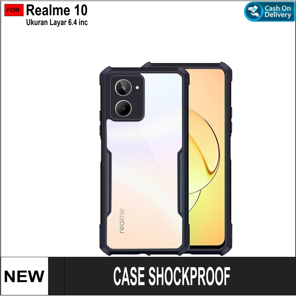 Case Realme 10 4G 2022 Hardcase Shockproof Transparan