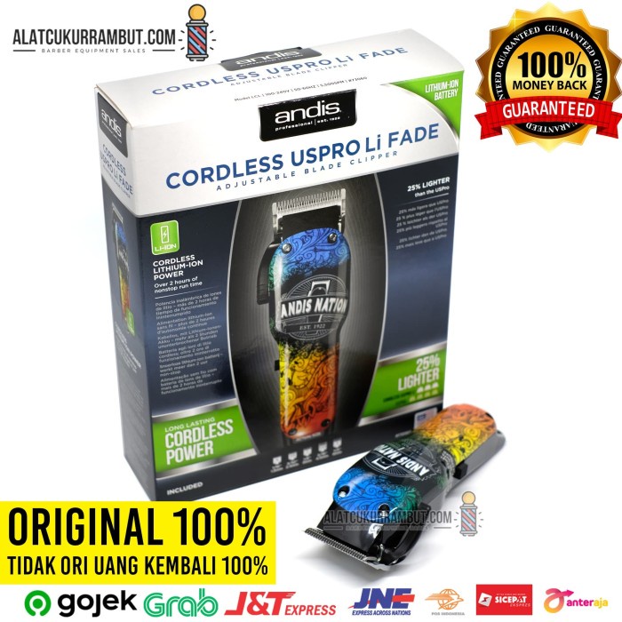 Alat Potong Andis Clipper Alat Cukur Andis Nation Cordless Uspro Lifade Original