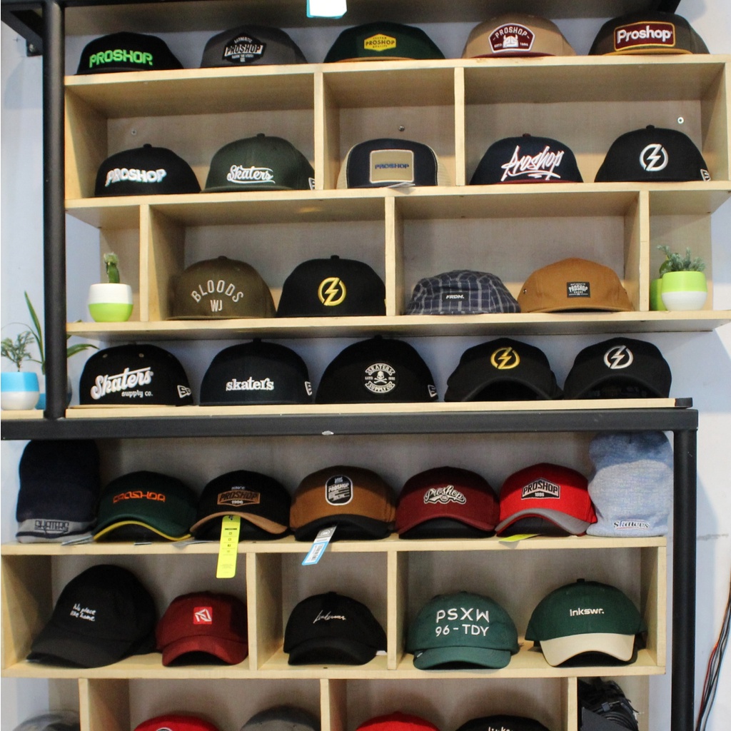SKATERS Topi Baseball Polocap Polo Cap Logo Hitam 02