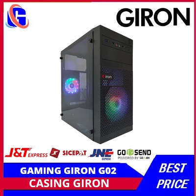 Casing Casing Gaming Giron G02 Include Fan Rgb