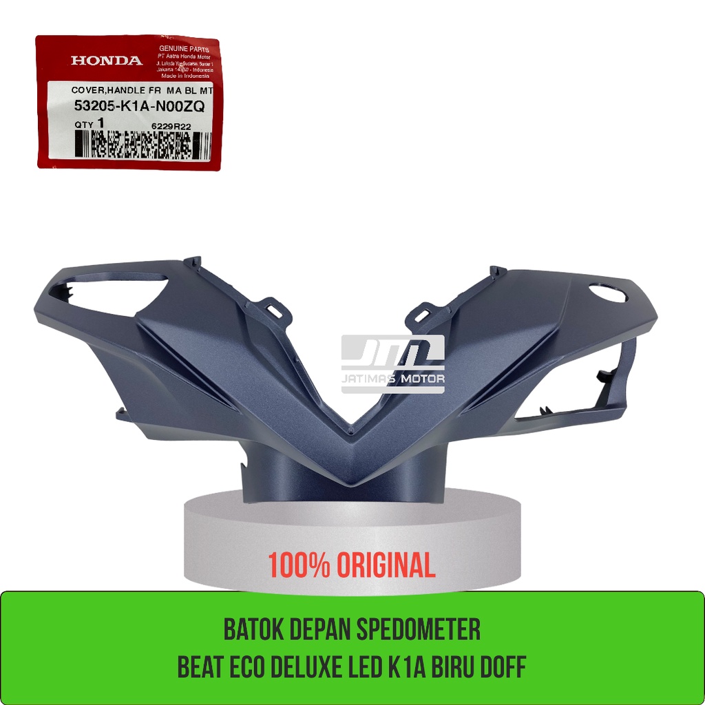 Batok depan spedometer beat eco deluxe LED K1A biru doff 53205-K1A-N00ZQ
