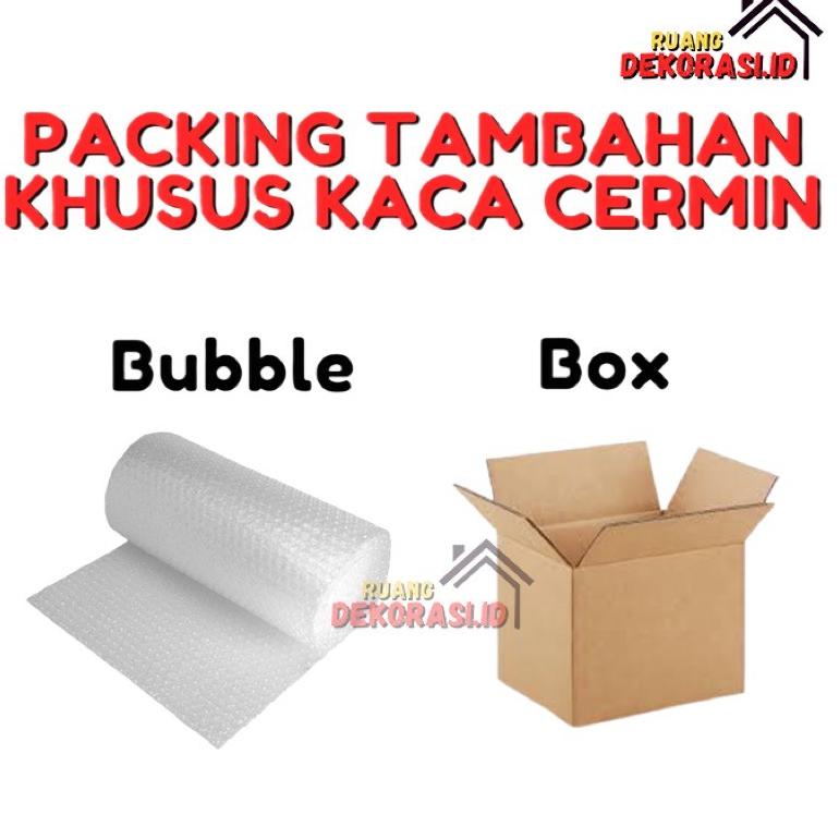 

ピ Packing Tambahan Bubble Wrap + Kardus だ