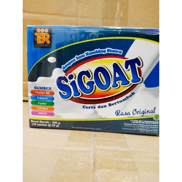 

Susu Kambing Si Goat isi 10 Sachet