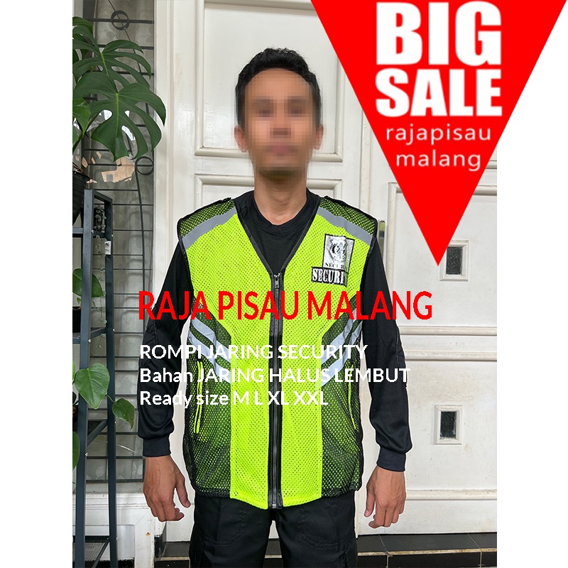 Rompi Security Satpam Jaring Model Terbaru