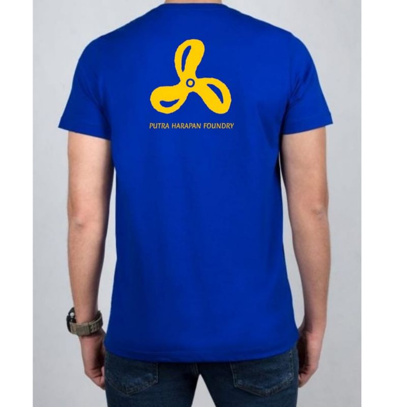 kaos sablon / bordir  logo Cuztom