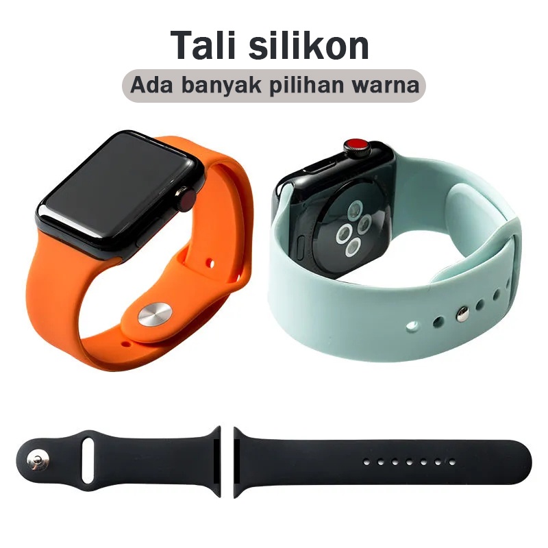 Soft Strap Smartwatch for iWatch Series 7 6 SE 5 4 3 2 44 mm 40mm 42mm 38mm Watchband Sport Z36/DT7/HW67mini/HW22/HW37