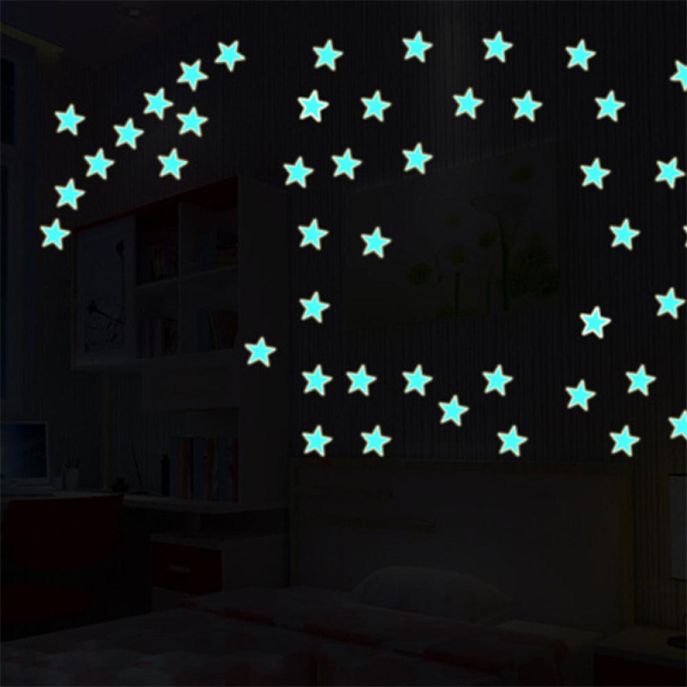 Timekey Luminous Butterfly Bear Snowflake Stiker Dinding Glow In The Dark Decal Untuk Kamar Bayi Anak Kamar Tidur Natal Dekorasi Rumah I9J2