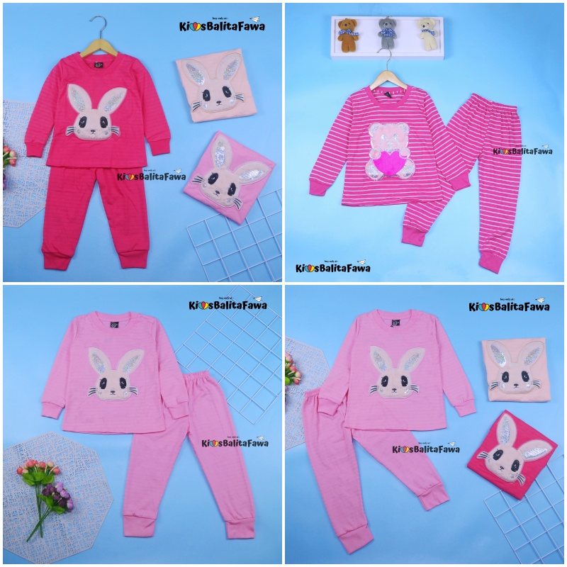 Piyama Za-ra Kids Size 1-10 Tahun / EXPORT Quality Baju Tidur Lengan Celana Panjang Karakter Kaos Babycinnamon