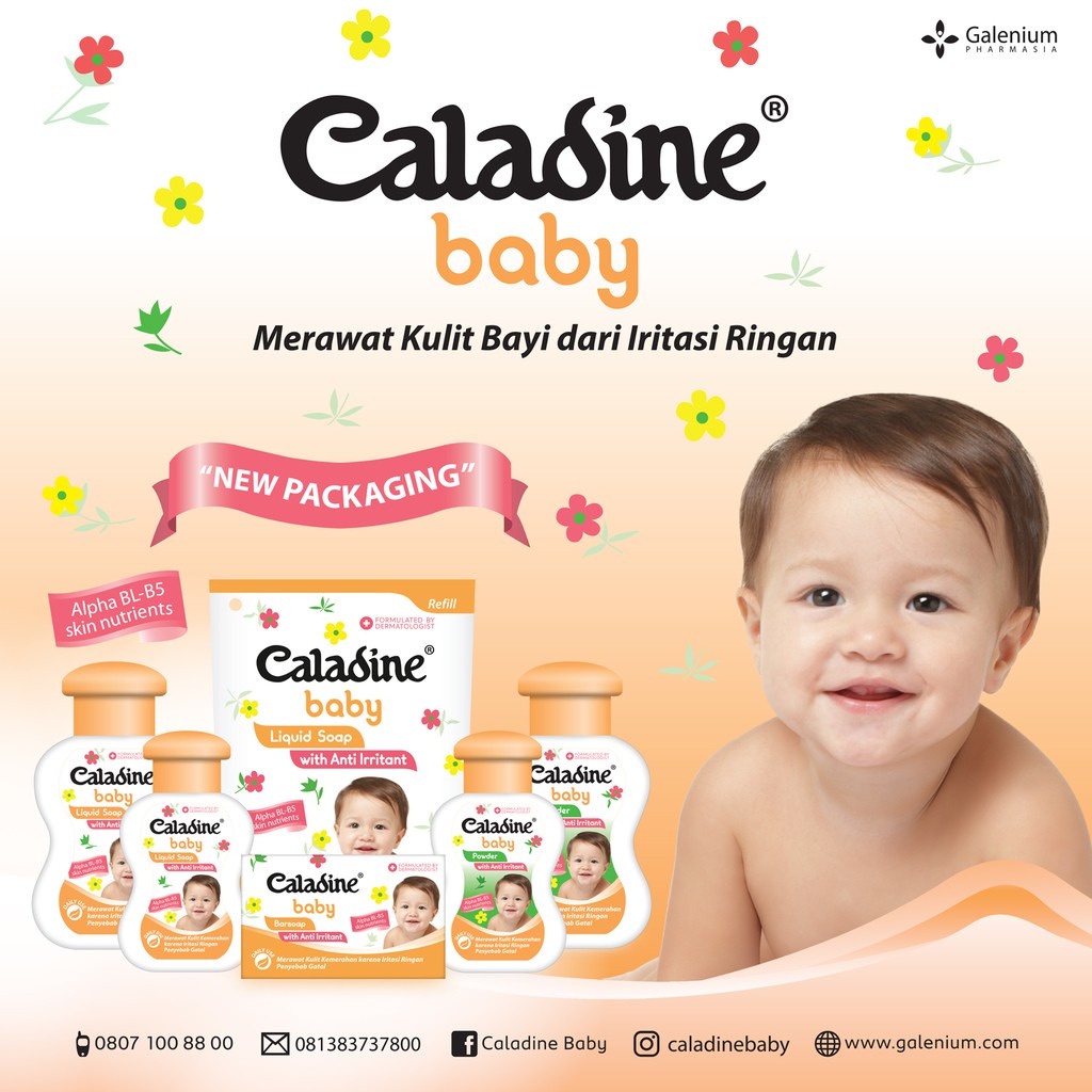 CALADINE BABY BAR SOAP WITH ANTI IRRITANT 85G