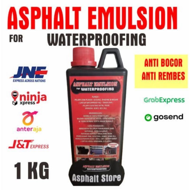 ASPAL CAIR EMULSION MENGATASI ANTI BOCOR FOR WATERFROOFING 1kg
