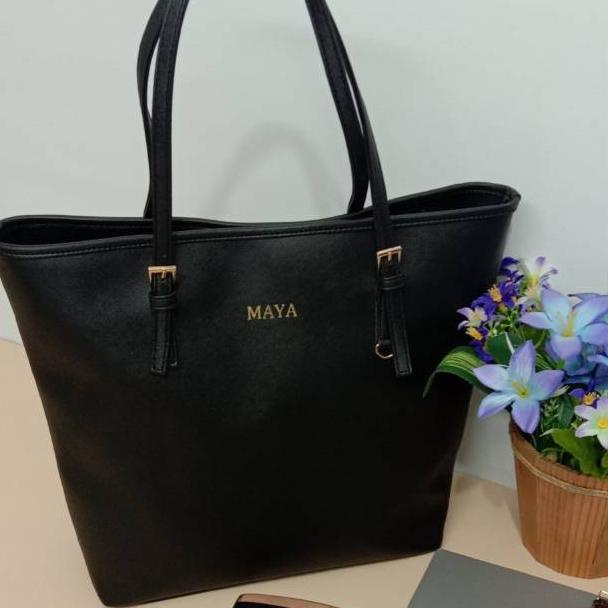 [PRODUK LQ8UU] KUSHI BAG BLACK/INITIAL BAG LZF