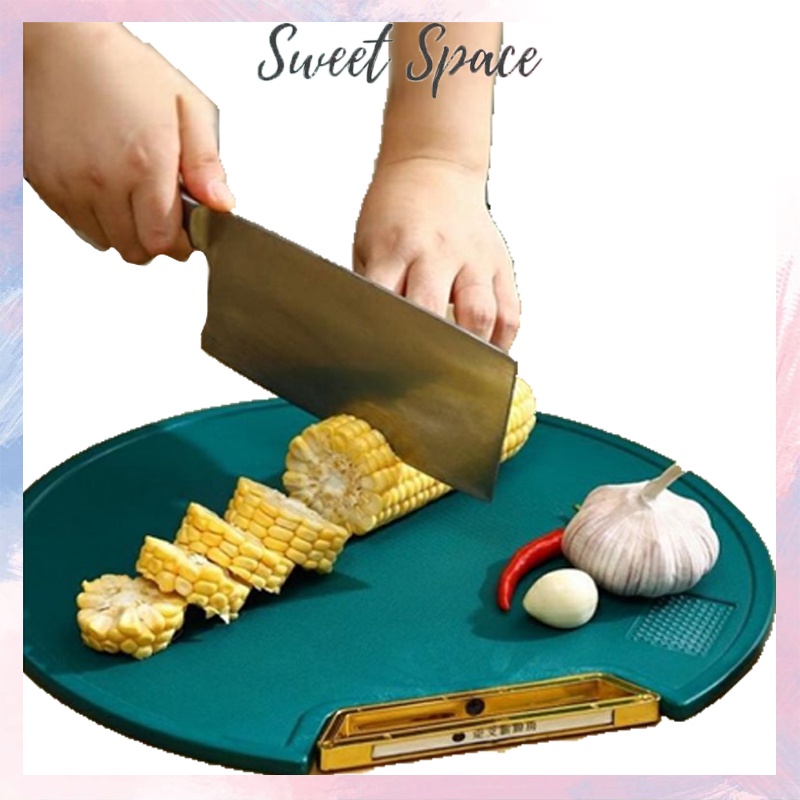 TALENAN BULAT ANTI JAMUR | CUTTING BOARD GREEN [SWEETSPACE]