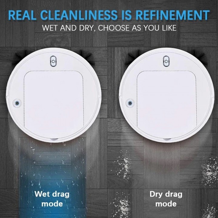 AKN88 - JALLEN GABOR IS28A - Robotic Vacuum Cleaner Automatic USB Rechargeable