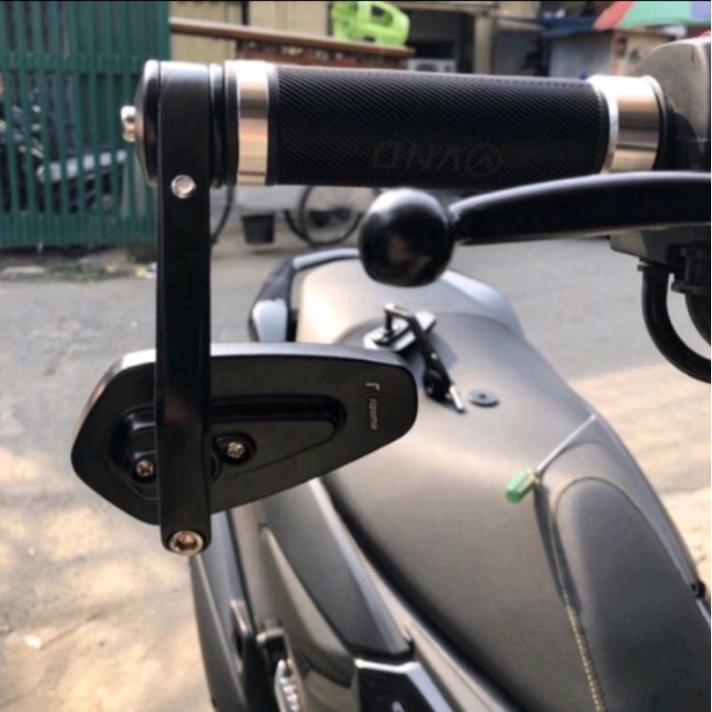 Spion Jalu Oval Original Rizoma Mirror kaca Biru Spion Jalu Vario PCX Nmax Aerox Vario 160 150 Ninja r rr R15 V2 V3 V4 GSX Cb CBR DILL UNIVERSAL MOTOR