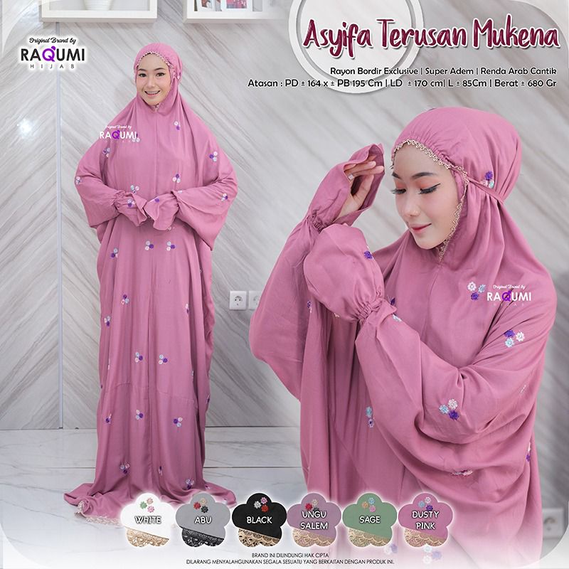 ASYIFA TERUSAN MUKENA BY RAQUMI HIJAB ORI