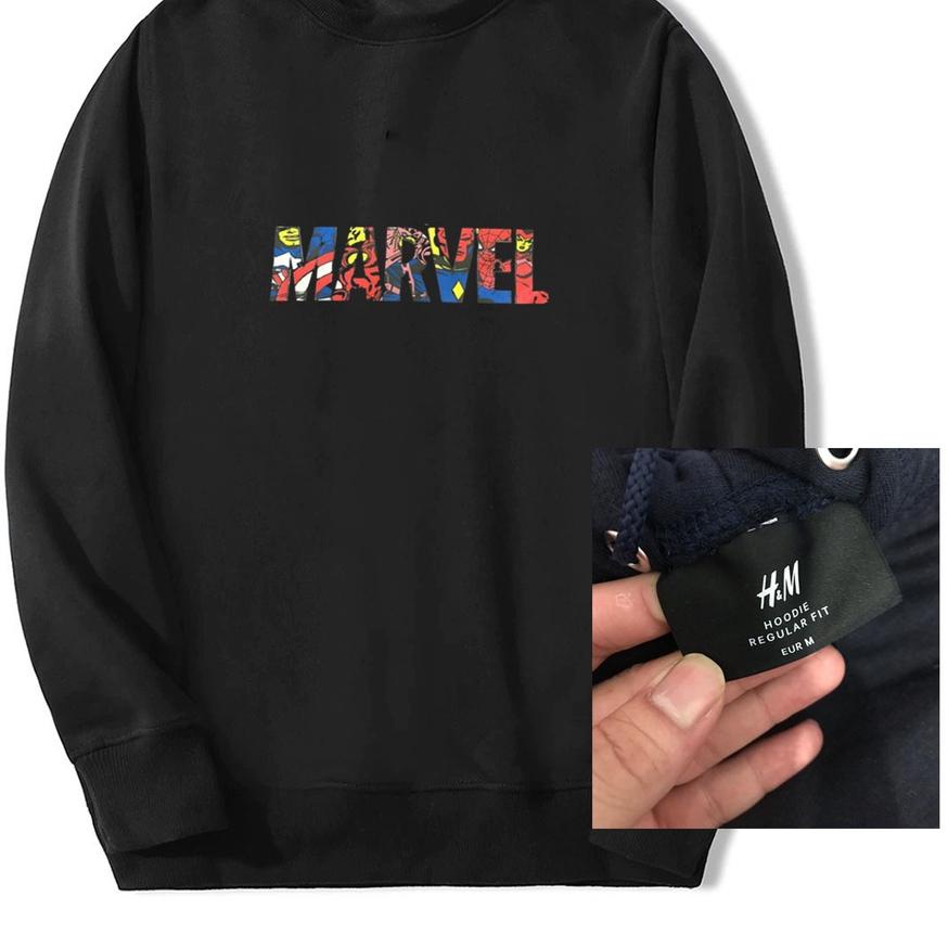 limited Edition✔️Sweater Crewneck Pria Marvel h&M / Jaket Hoodie Nasa Marvel Original Usa newyork|SQ