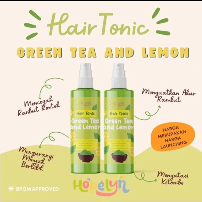 (BPOM) HOPELYN NEW HAIR TONIC / PENUMBUH RAMBUT ALAMI HOPELYN  | LEA GLORIA BEAUTY WATER CENTELLA CALENDULA ROSE PETAL BUTTERFLY / FACE MIST