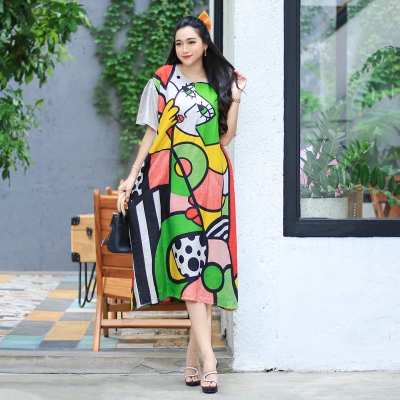 DASTER ANDIN ARAB EMBLEM SHOFIA JEJE || RAYON SUPER GRADE A ORI || MODEL RESLETING DEPAN BUSUI &amp; BUMIL LD 110
