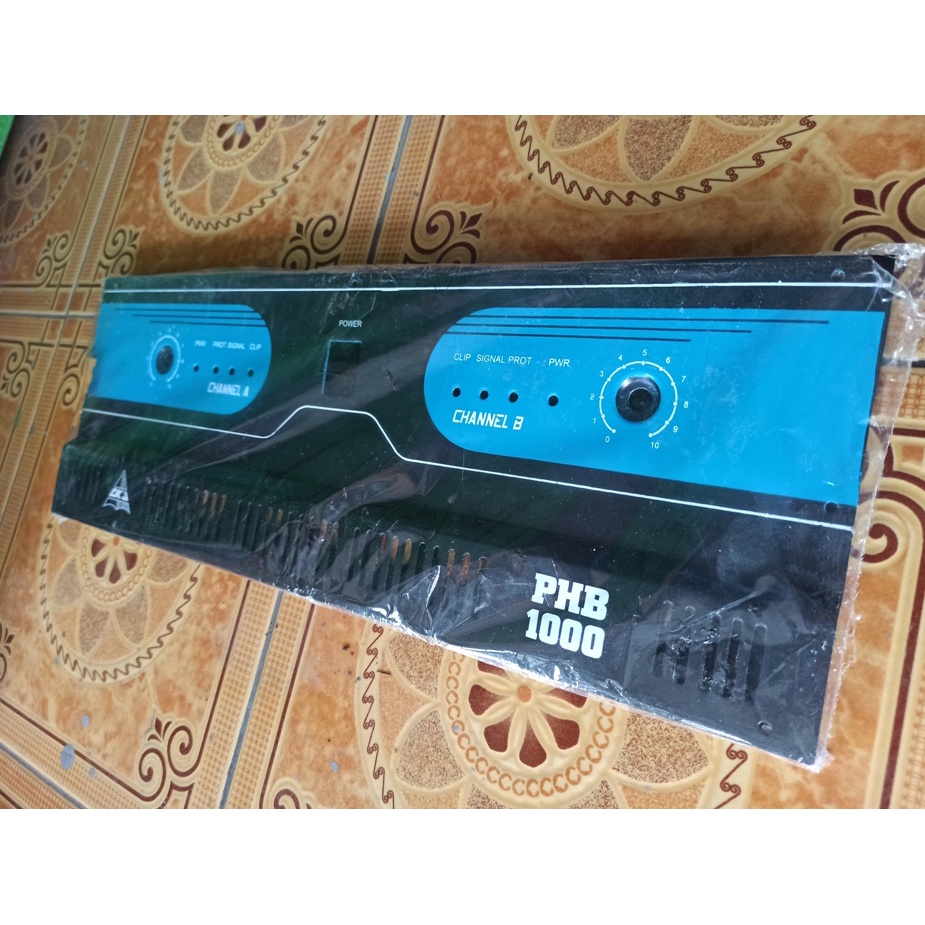 PANEL POWER AMPLIFIER TEBAL PHB 1000 DEPAN BELAKANG PANEL CKJ