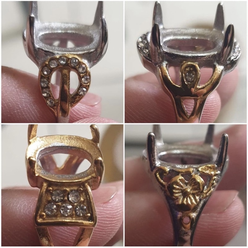 emban cangkan cincin titanium cewek harga per 20 pcs / buah