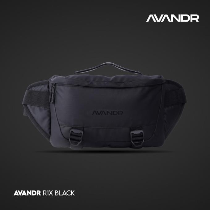 AVANDR R1X Waist Bag Pria Waterproof Tas Pinggang Multifungsi
