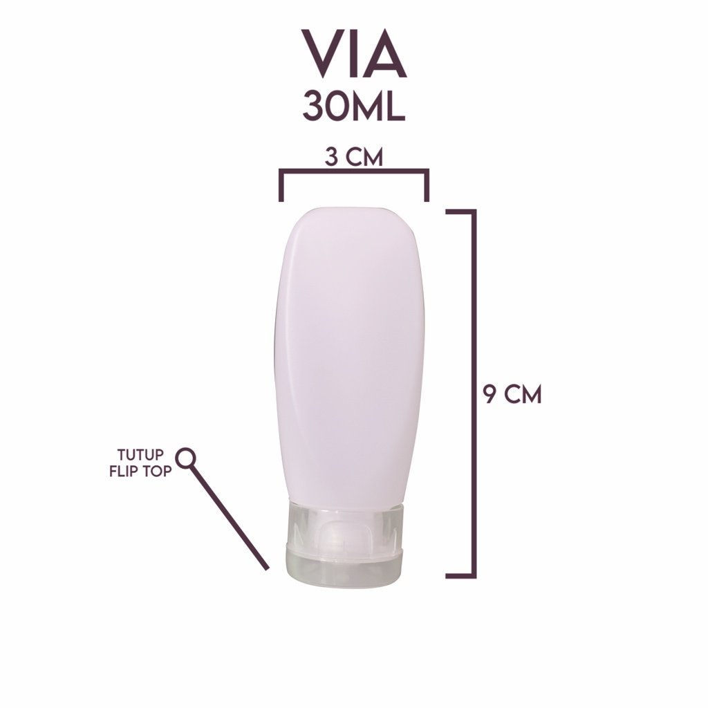 Botol Shampoo Hotel Via 30Ml