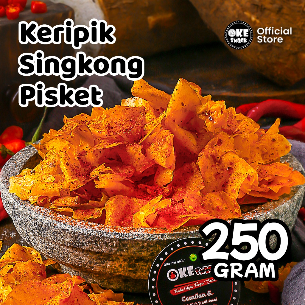 Keripik Singkong Pikset Level 5 Pedas