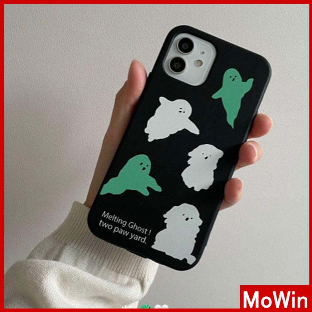 For iPhone 14 Pro max iPhone Case Black Soft Case TPU Candy Case Shockproof Big Hole Protection Camera Funny Ghost Compatible For iPhone 13 Pro max 12 Pro Max 11 xr xs 7Plus 7 8