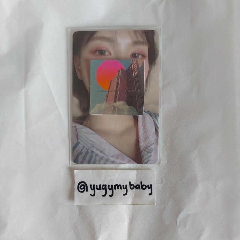 ‼️BOOKED‼️RED VELVET WENDY PC PHOTOCARD ONLY DEAR U LETTER MONTH 3 GLITTERWAN