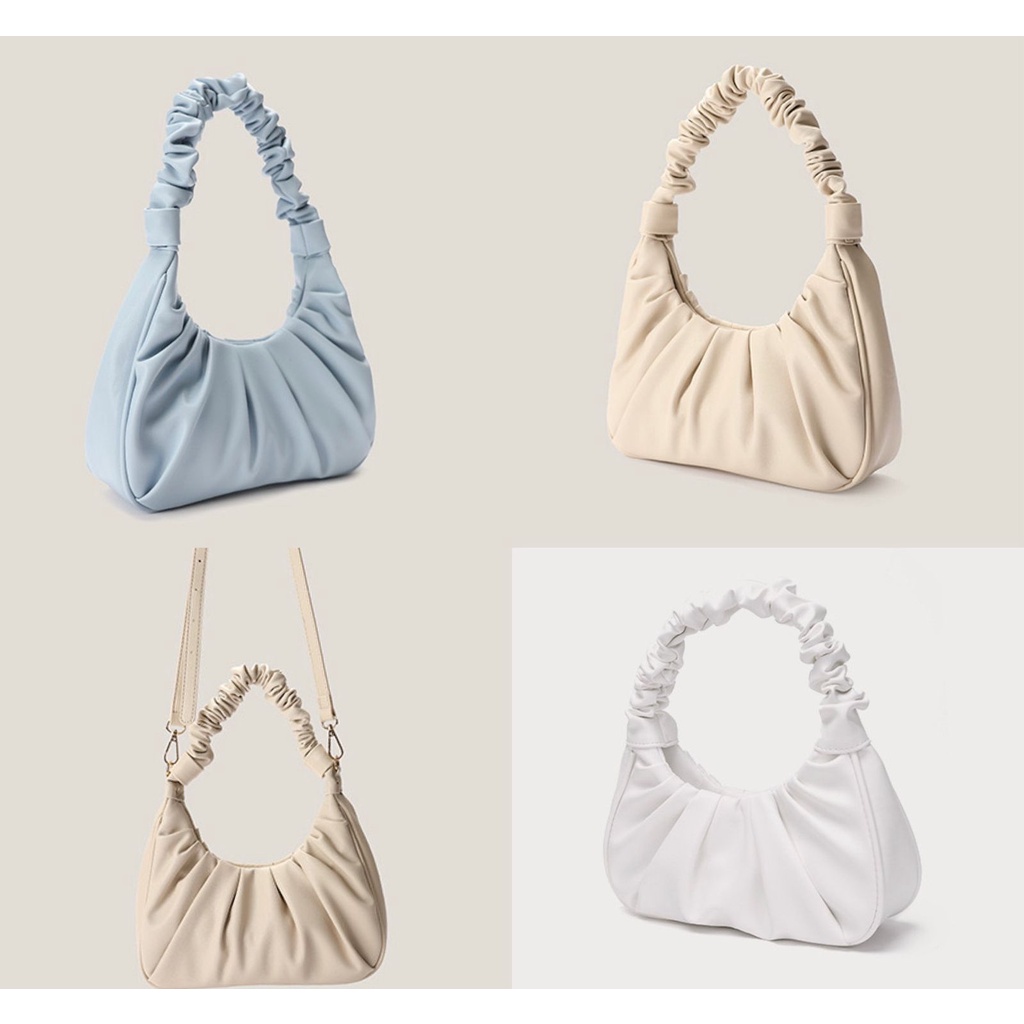 Tas Wanita selempang panjang pendek bahu korean cantik FT55 22 x 6 x 11 cm