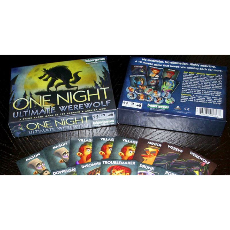 one night ultimate werewolf board game