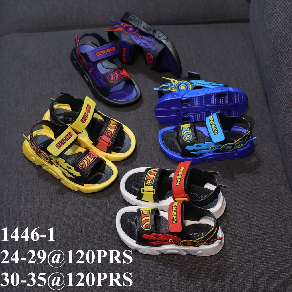 Sepatu sandal anak cowok sepatu sendal import anak-anak ori hys 1446 1K 24-29