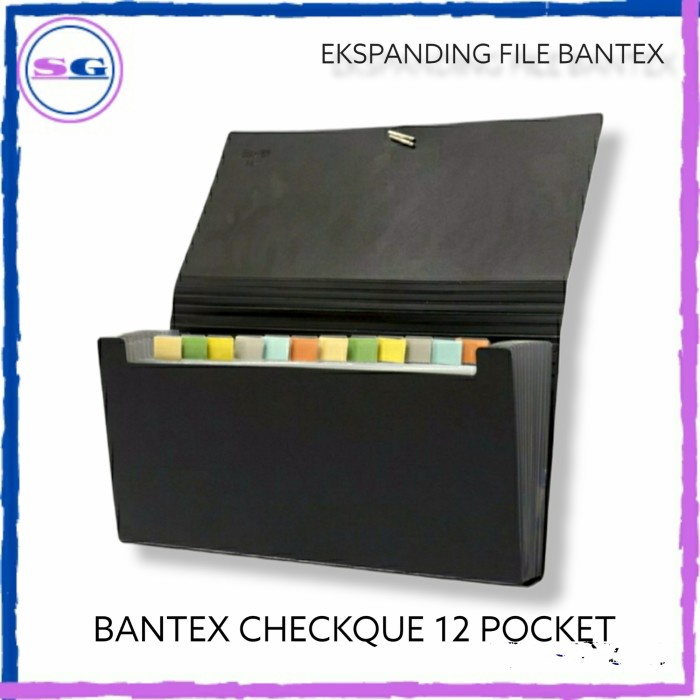 

MURAH Expanding File / Map Dokumen Bantex Cheque 12 Pockets Code 5189