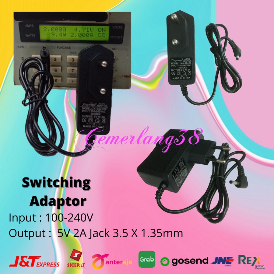 Switching Adaptor 5V 2A with Jack DC 3.5mm * 1.35mm