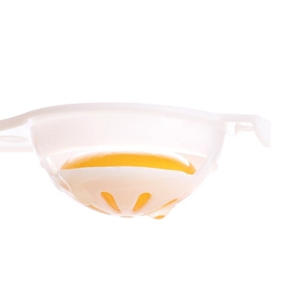 Sendok Alat Pemisah Putih Kuning Telur Telor Egg White Separator Saringan Saring Sederhana Praktis 1