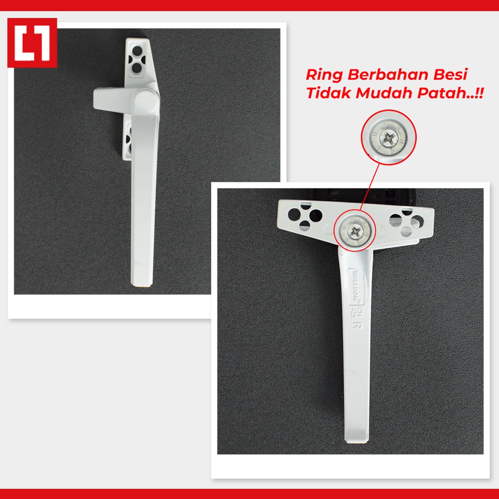 Rambuncis Handle Jendela Aluminium Window 55 - Weldom