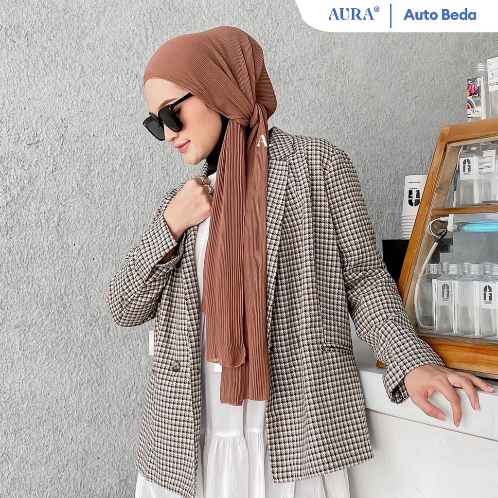 JINISO - Aura Dalgona Active Hijab Pashmina Shawl