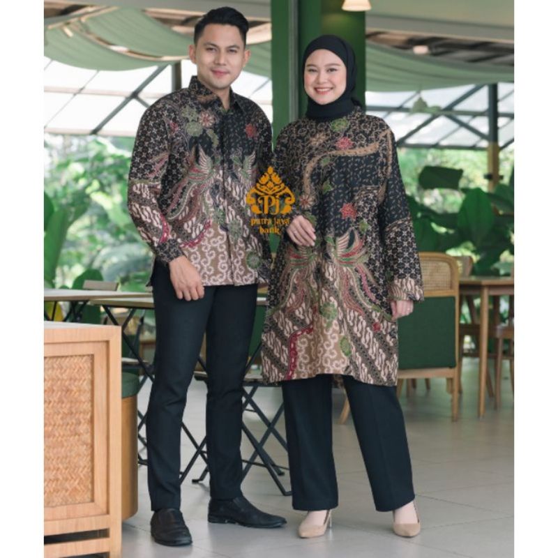 CT PRGRANIT Couple cowo cewe kemeja batik Tunik