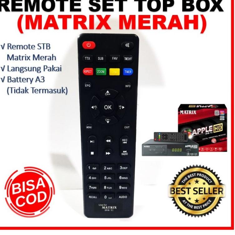 MEN SALE  Remote Set Top Box Matrix-Apple Merah