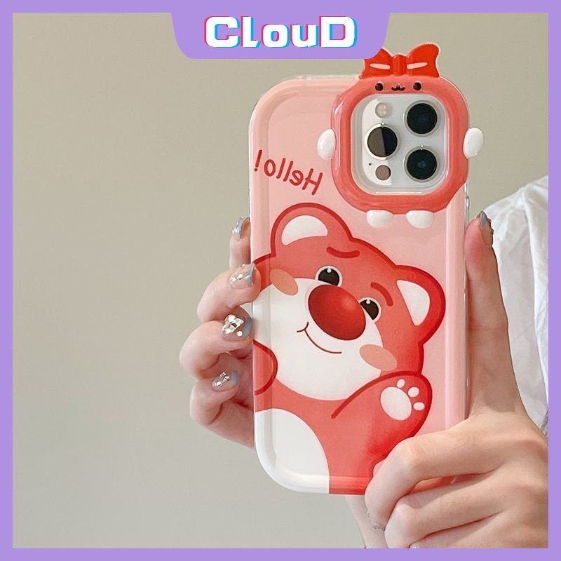 Cute Manyo Soft Tpu Case Samsung A14 A04s A04E A32 A30s A04 A73 A03s A50 A13 A02s A12 A52 A53 A21s A03 A51 A31 A52s A11 A33 A22 A23 A71 A50s 3D Bow Monster Lens Kartun Beruang Cover