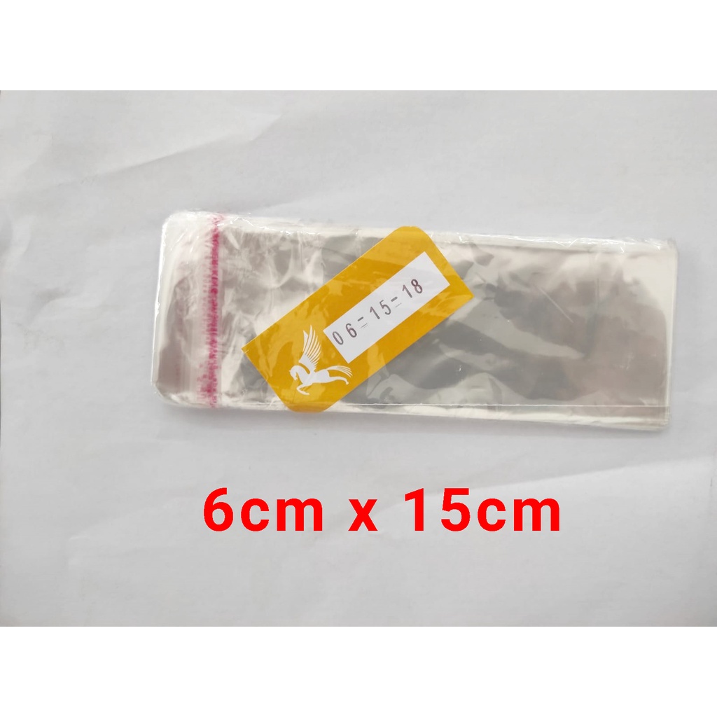 Plastik Opp 6 x 15 cm