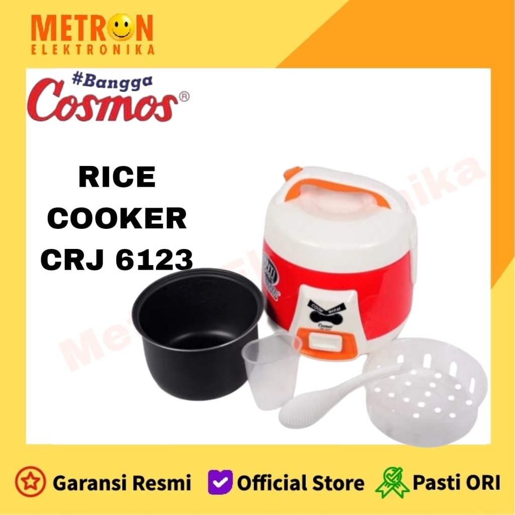 COSMOS CRJ 6123 -  MAGIC COM 0,6 LITER / PENANAK NASI /  CRJ6123