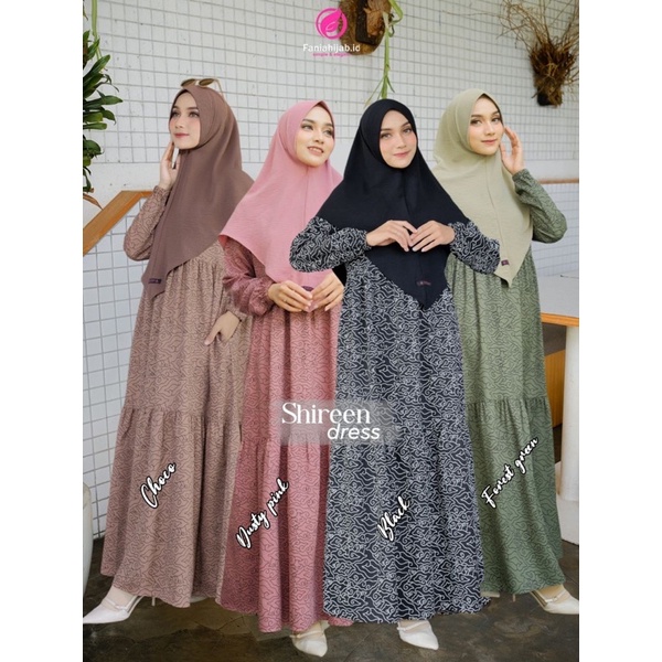 Shireen Dress Gamis Only Busui Syari Bahan Syakila By Fania